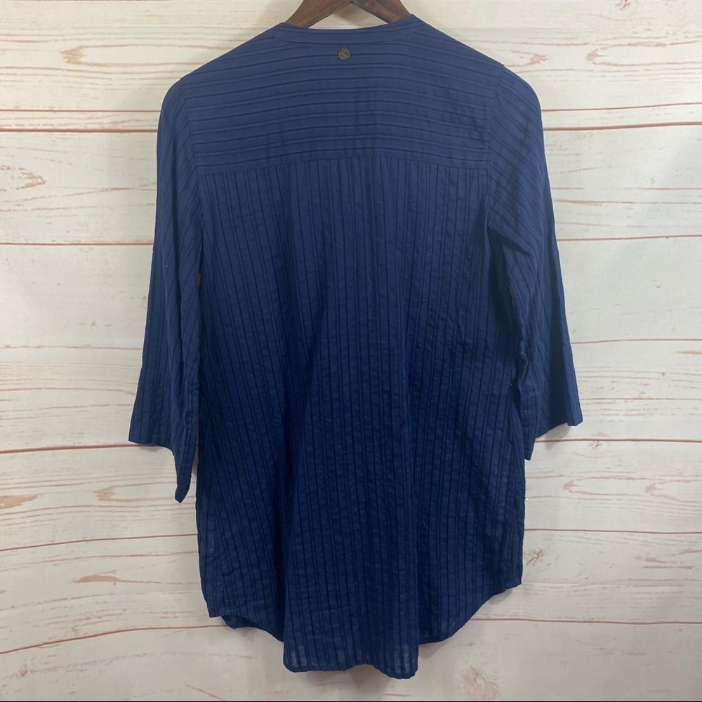 Soft Surroundings Button Down Beaded Embroidered … - image 2